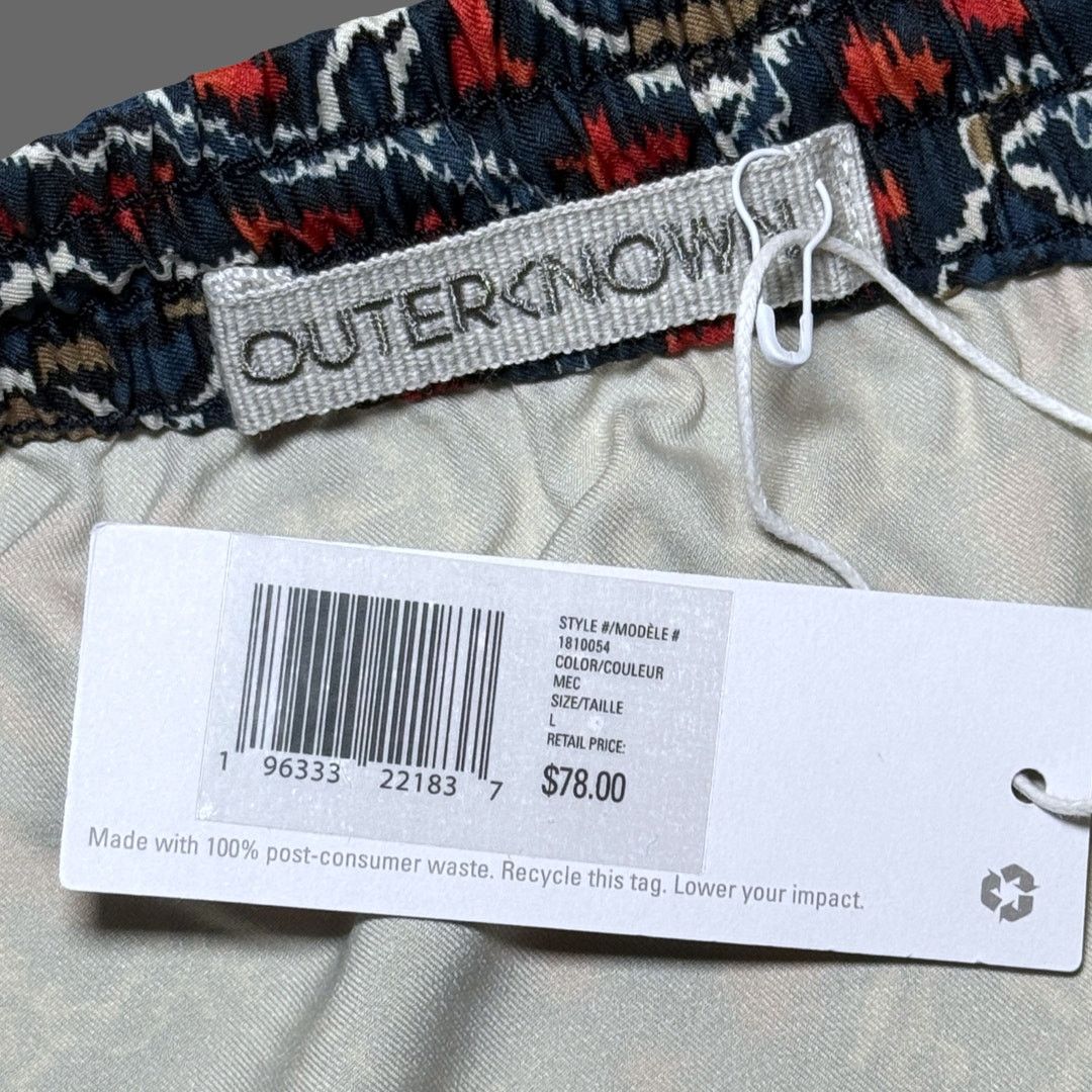 Outerknown Outerknown Nomadic Volley Shorts Blue Pattern Size L 1810054 Size US 34 / EU 50 - 5 Thumbnail
