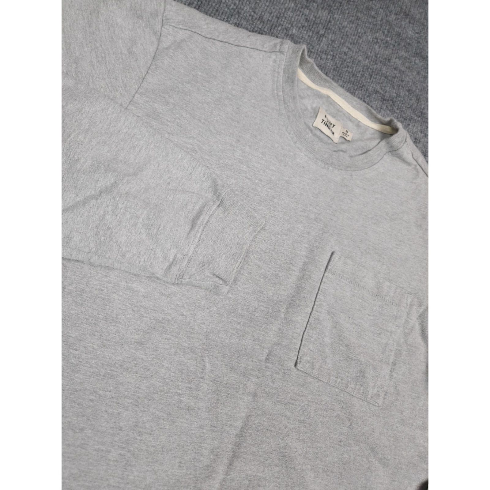 Flint And Tinder Flint and Tinder Shirt Mens Small Gray Long Sleeve Pocket T Made USA Size US S / EU 44-46 / 1 - 3 Thumbnail
