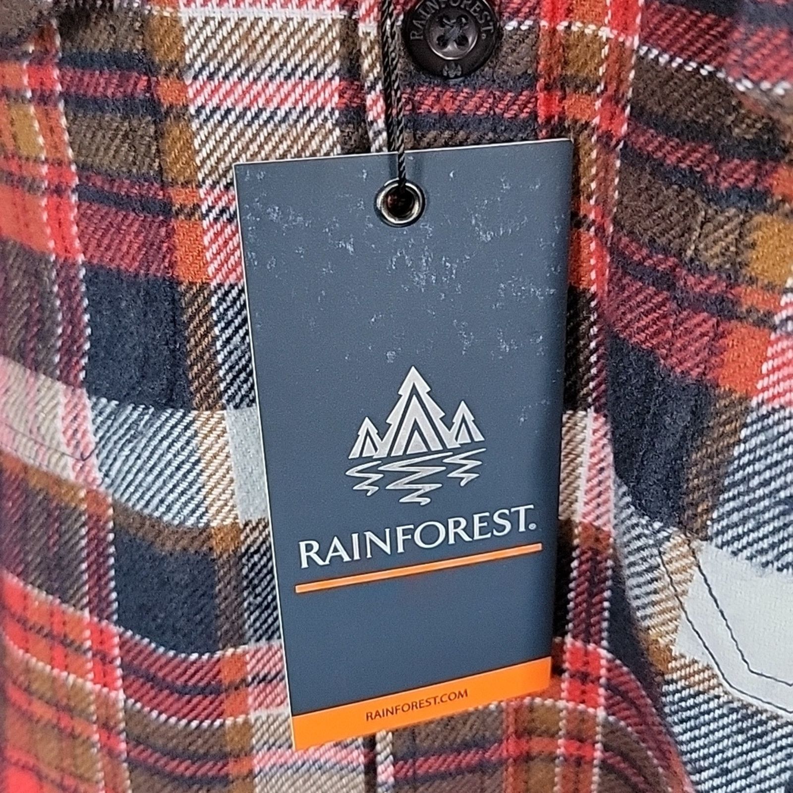 Rainforest Rainforest Red Navy Plaid Flannel Shirt Size Small Size US S / EU 44-46 / 1 - 4 Thumbnail
