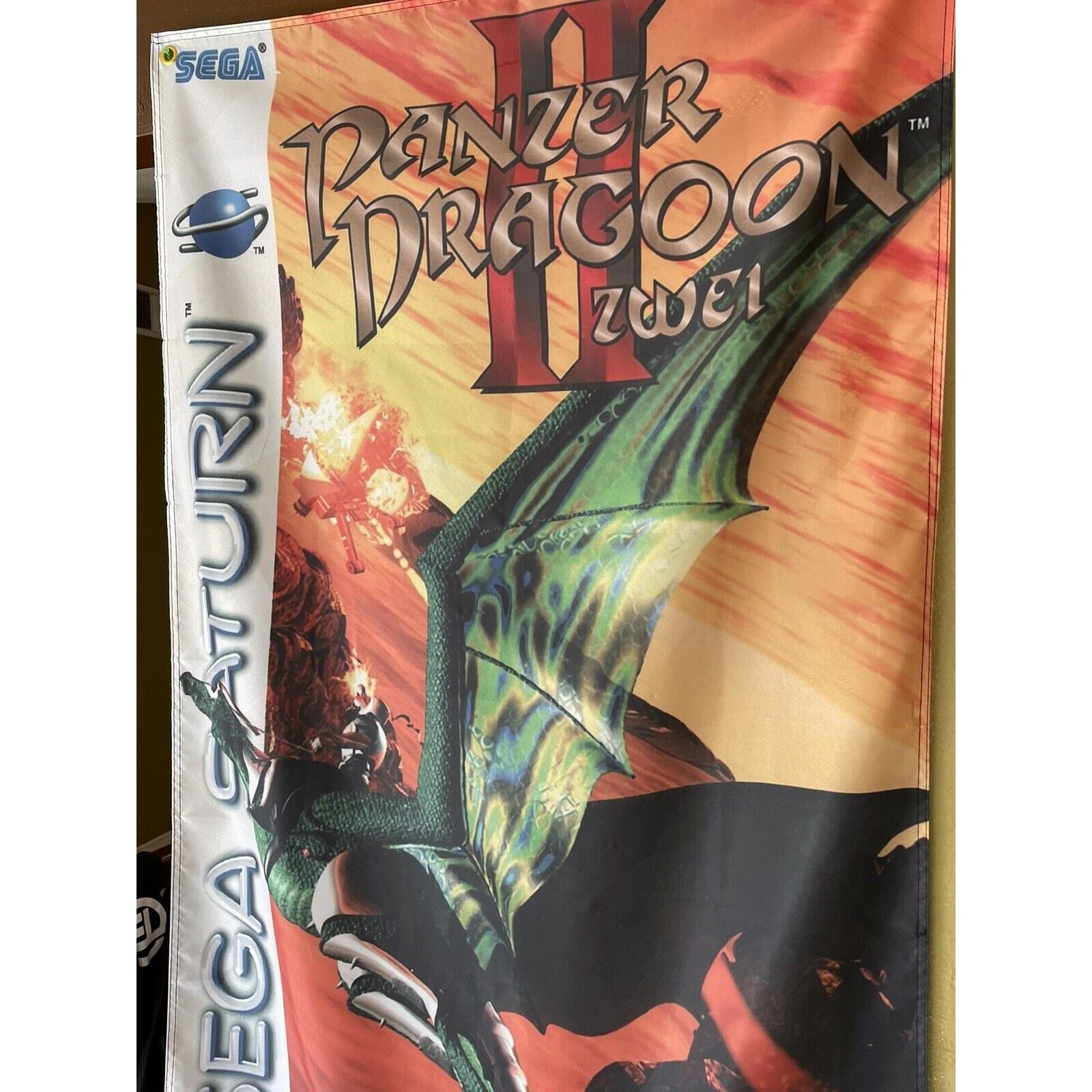 Other Panzer Dragoon II Zwei 5ft Flag Sega Saturn 1996 Poster Size ONE SIZE - 2 Thumbnail