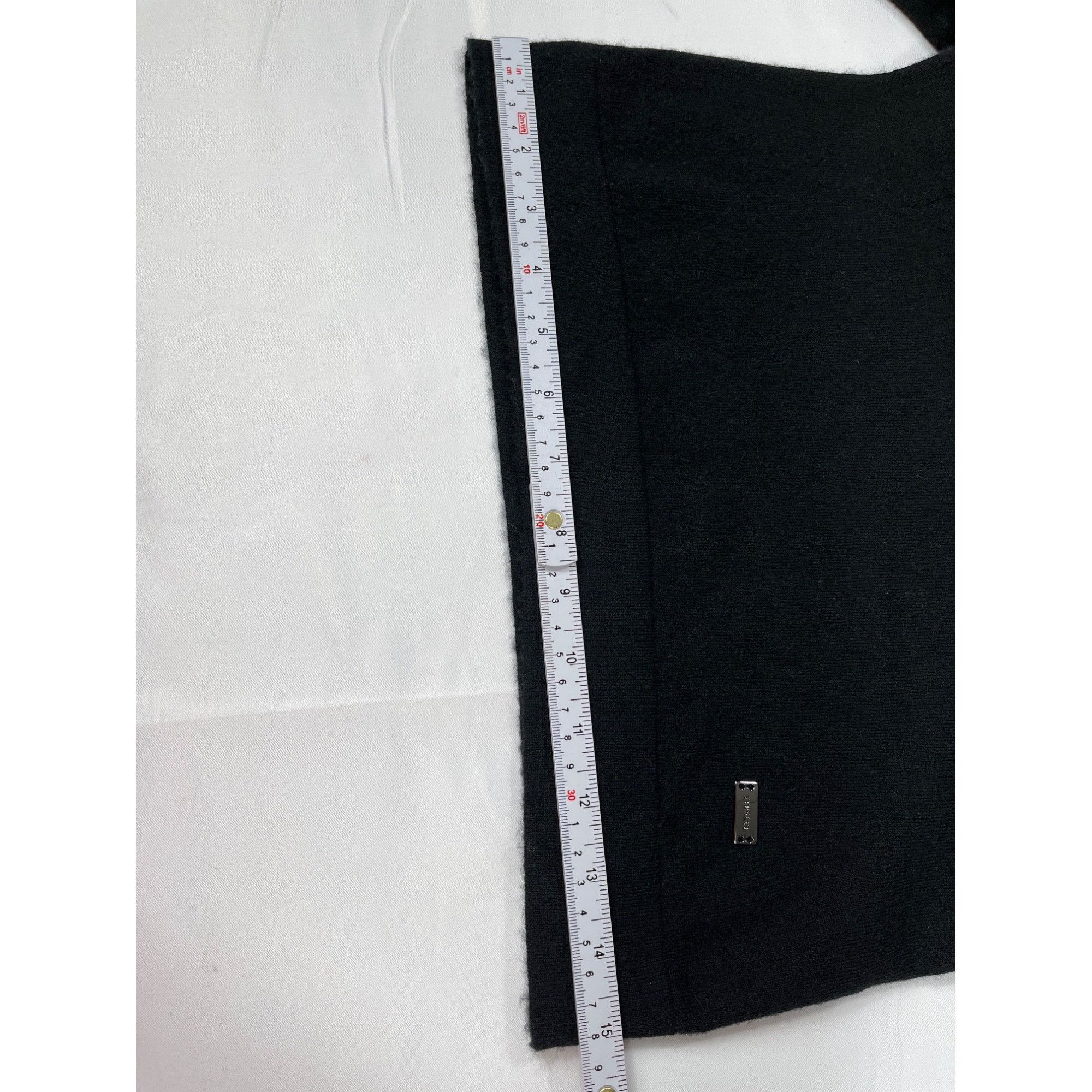 Versace Versace Womens Black V Neck Long Sleeve Sweater Size 42 SKU Size M / US 6-8 / IT 42-44 - 7 Thumbnail