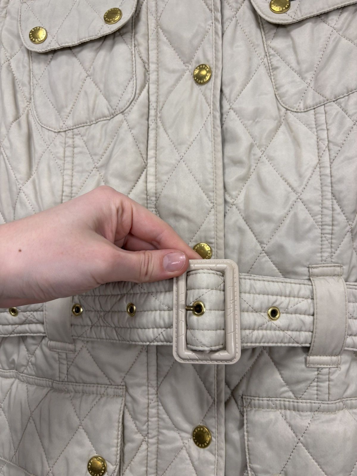 Barbour Barbour International Women’s Belted Quilted Jacket Size S / US 4 / IT 40 - 10 Thumbnail