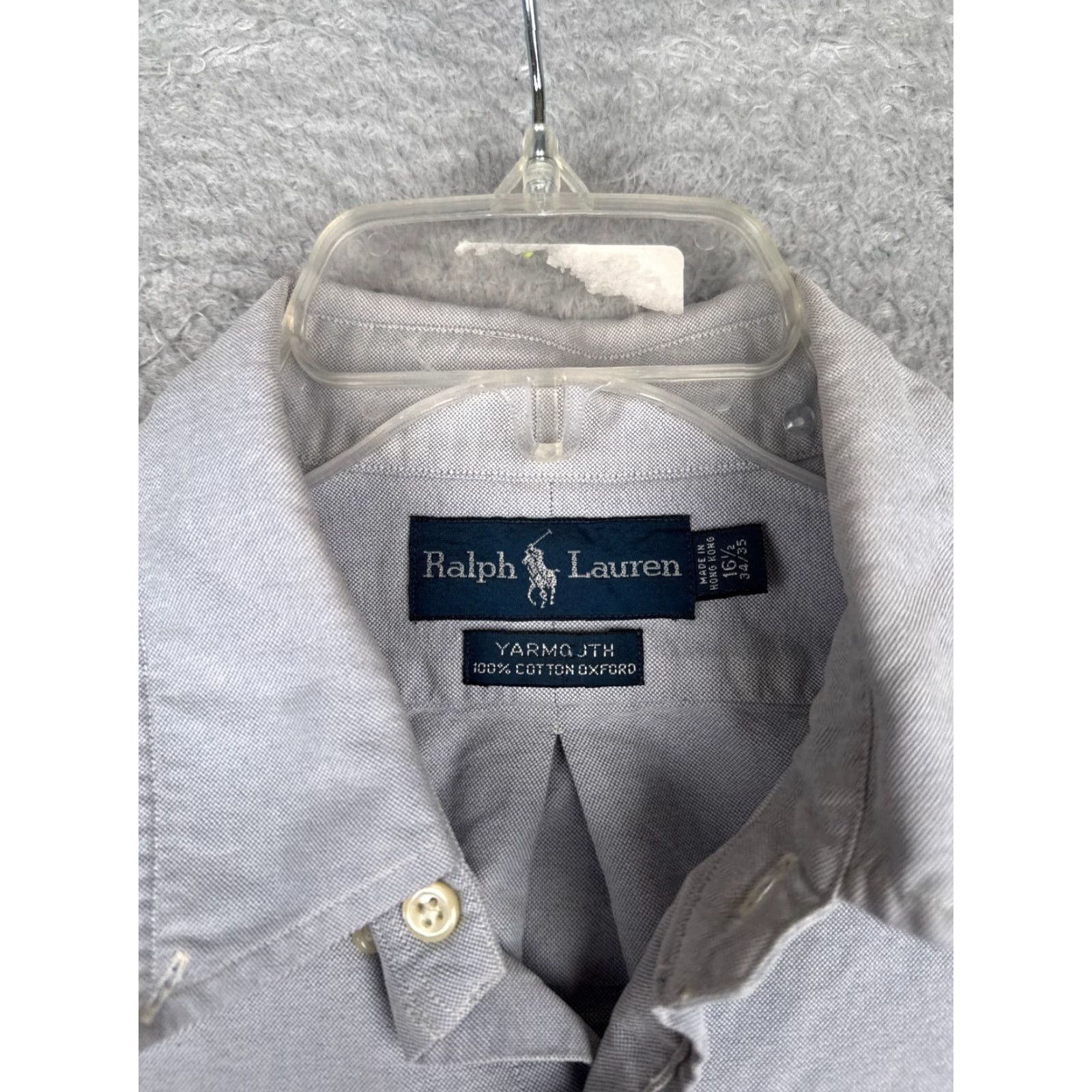 Polo Ralph Lauren Polo Ralph Lauren Shirt Adult XL Blue Long Sleeve Cotton VTG Size US XL / EU 56 / 4 - 7 Thumbnail