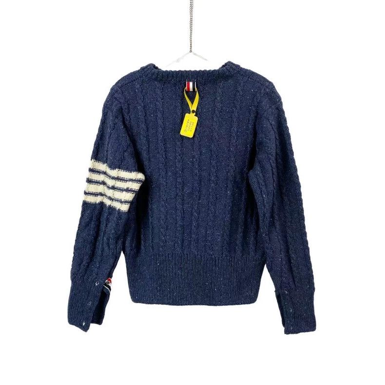 Thom Browne Thom Browne Striped long sleeve sweater Size US XL / EU 56 / 4 - 2 Thumbnail