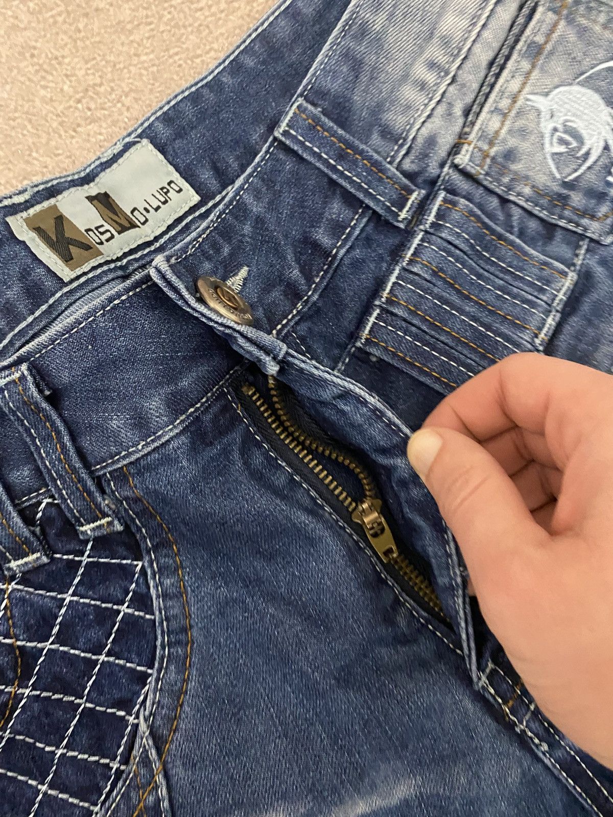Vintage Kosmo Lupo pants baggy If Six Was Nine style y2k jeans Size US 34 / EU 50 - 10 Thumbnail