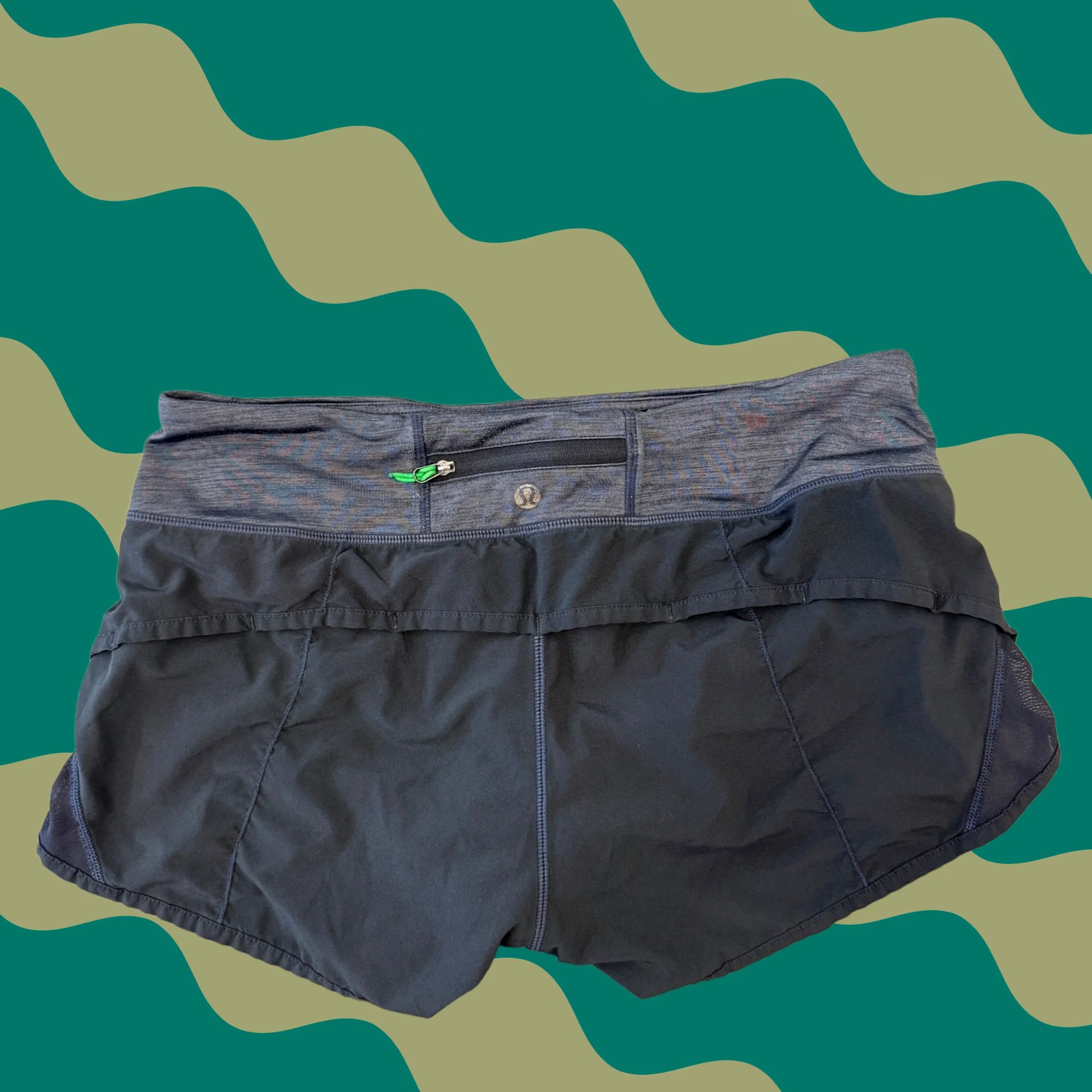 Speedo VINTAGE Y2K Grey Speed Racer Black Workout Athletic Yoga Shorts M Women Size 32" / US 10 / IT 46 - 1 Thumbnail