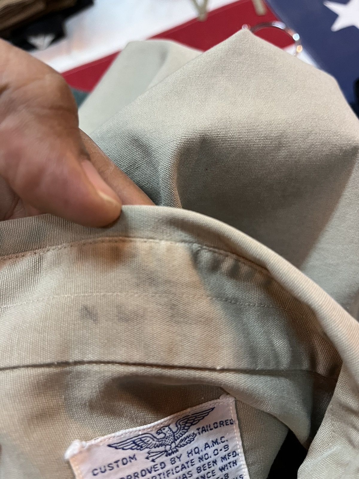 Other Vintage 1950s USAF Cotton Twill Shirt – Korean War Era Size US L / EU 52-54 / 3 - 6 Thumbnail
