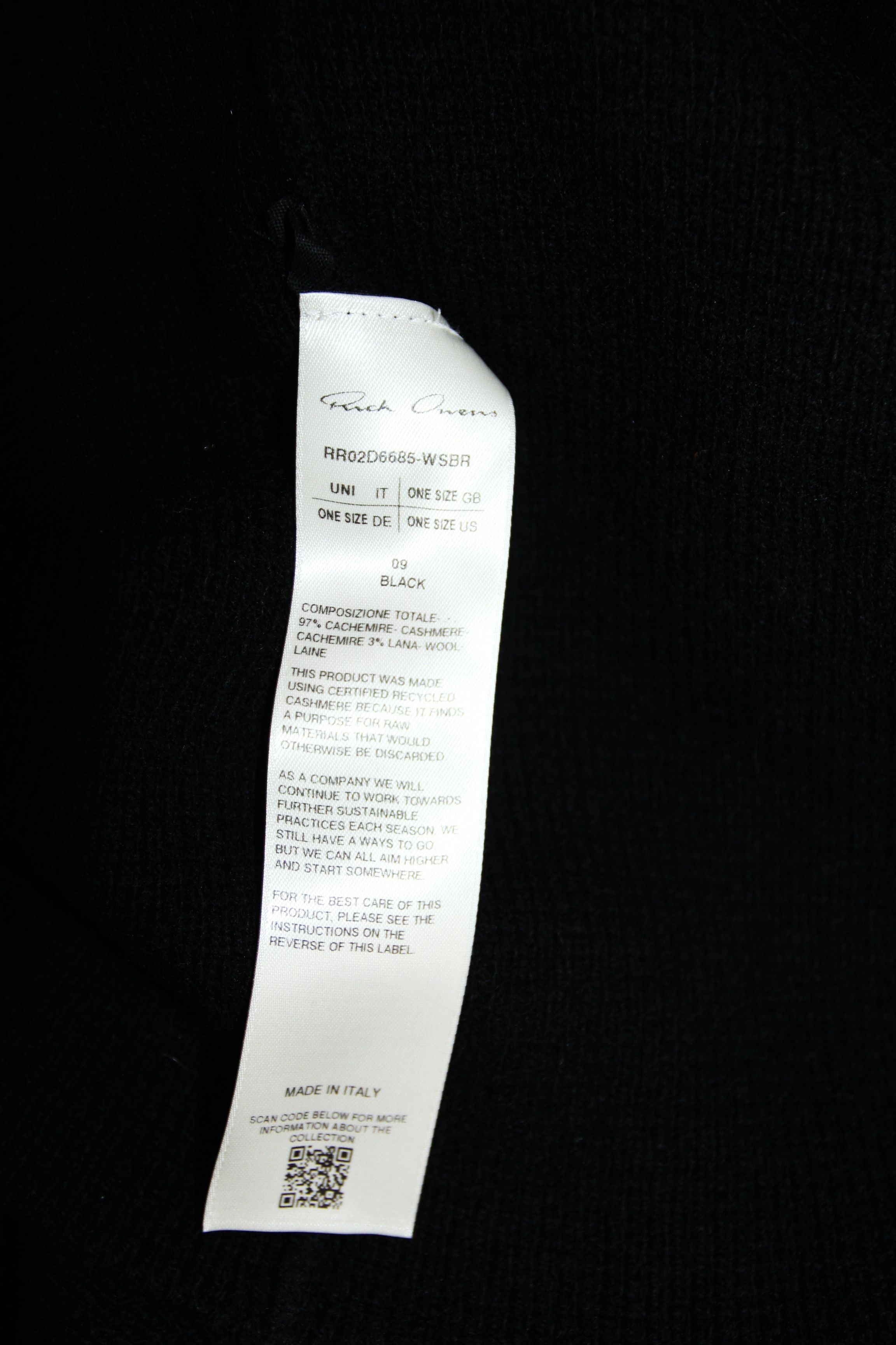 Rick Owens BNWT AW24 RICK OWENS "PORTERVILLE" JUMBO BABEL SWEATER UNI Size US M / EU 48-50 / 2 - 10 Thumbnail