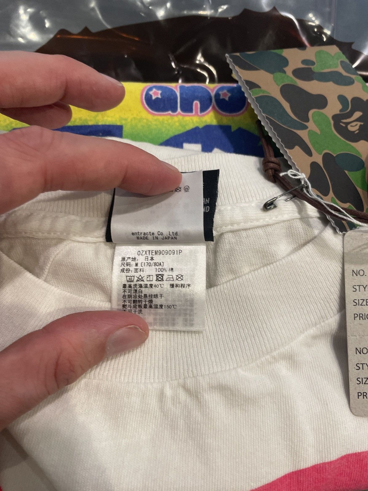 Bape × Saint Michael Saint Michael Bape God T-Shirt SS25 Size US M / EU 48-50 / 2 - 7 Thumbnail