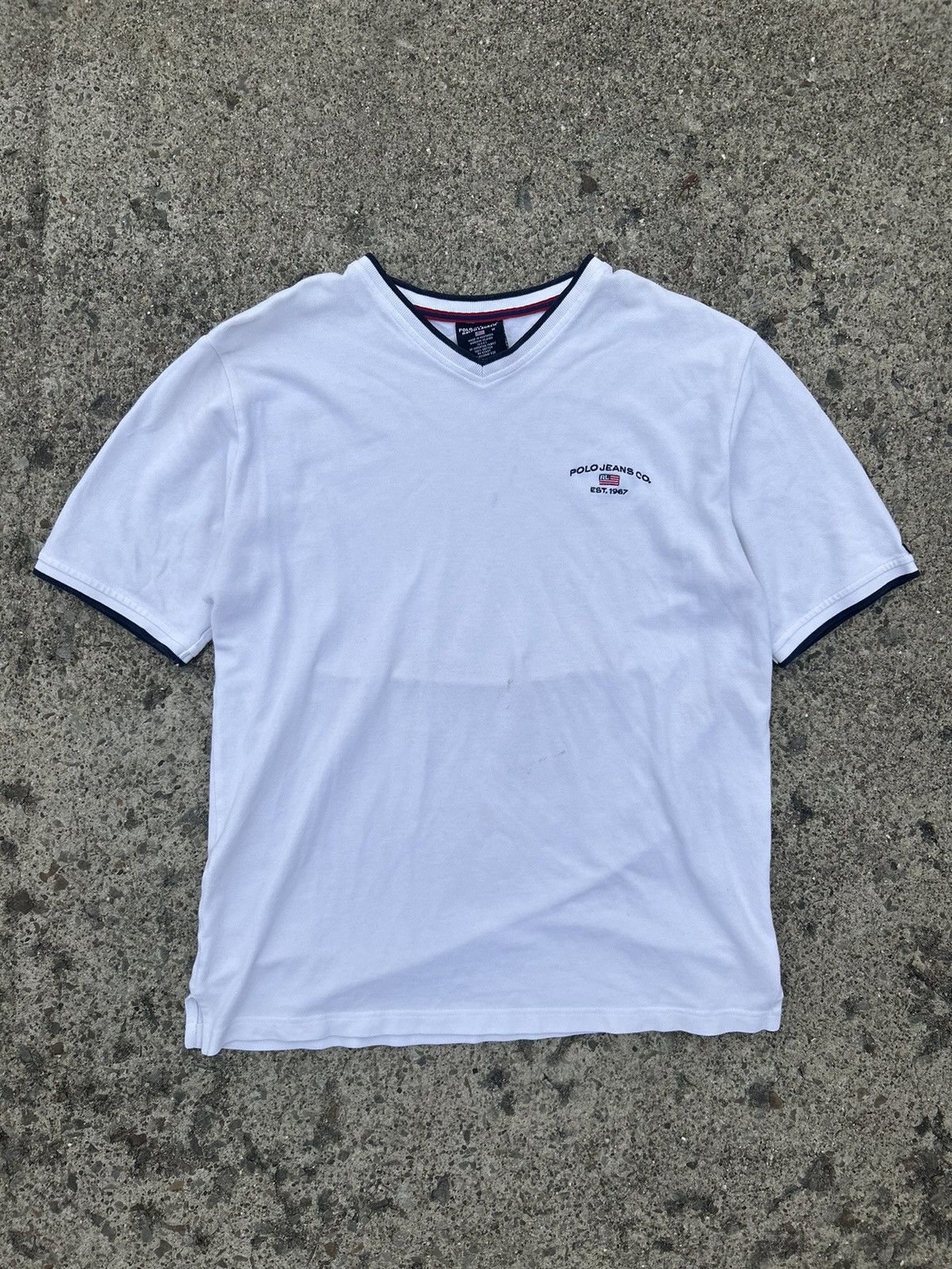 Polo Ralph Lauren × Ralph Lauren × Vintage Vintage Polo Jeans Tee Size US M / EU 48-50 / 2 - 1 Thumbnail