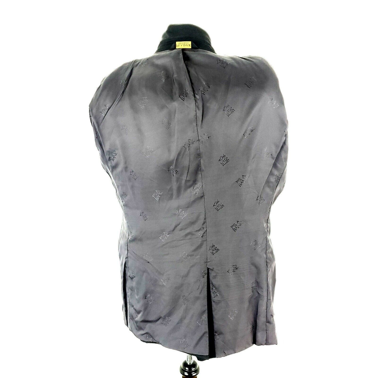 Jos. A. Bank Jos A Bank Signature Gold 2 Button Suit Jacket 40R Gray Blaz Size 40R - 12 Thumbnail