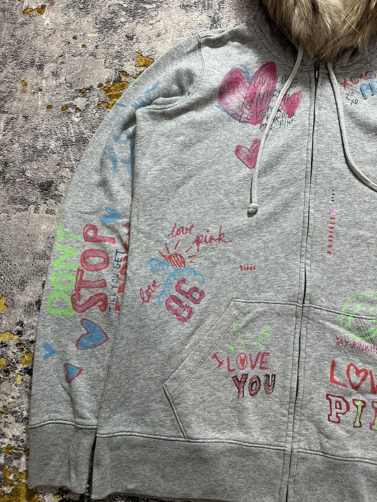 Japanese Brand VERY NICE DESIGN FUR ZIP HOODIE IFSIXWASNINE LGB STYLE Size US L / EU 52-54 / 3 - 4 Thumbnail