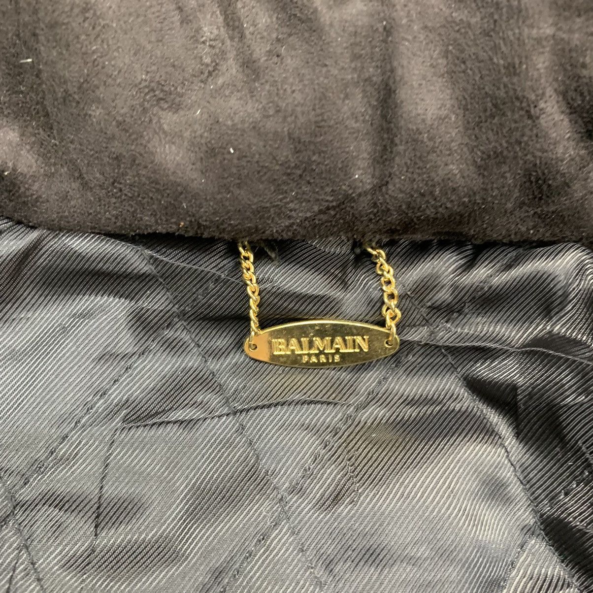 Balmain × Vintage Vintage 90s balmain paris coat leather jacket Size US M / EU 48-50 / 2 - 7 Thumbnail