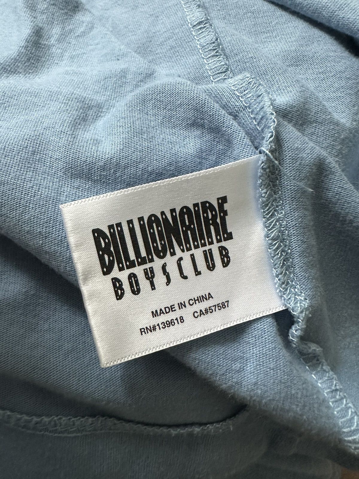 Billionaire Boys Club Billionaire Boys Club Blue Tee Small Logo hype y2k size L Size US L / EU 52-54 / 3 - 8 Thumbnail