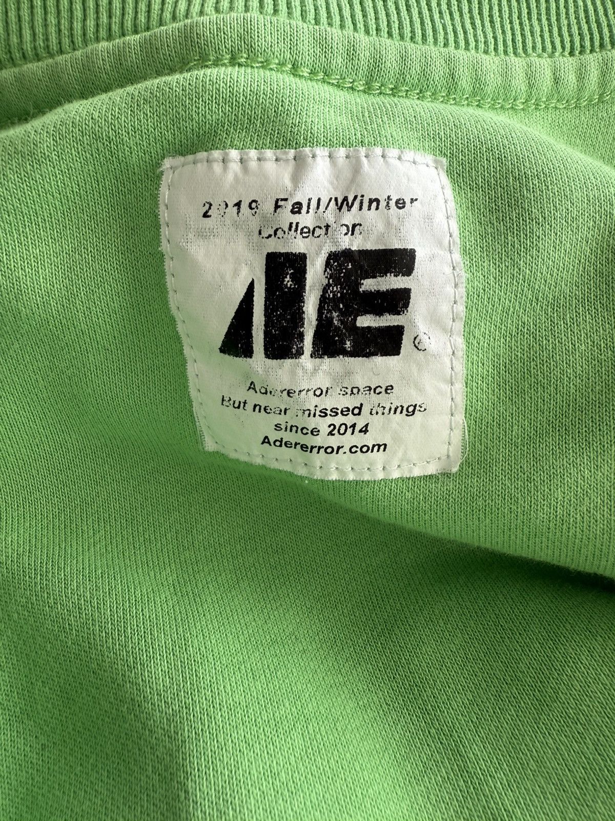Ader Error Ader Error Green Scene Sweatshirt Size US S / EU 44-46 / 1 - 8 Thumbnail