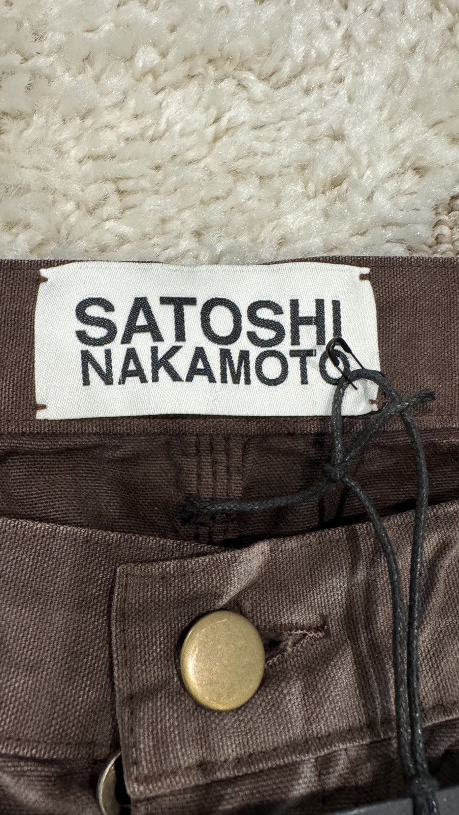 Satoshi Nakamoto Satoshi Nakamoto Studded Brown Carpenter Pants Size US 32 / EU 48 - 7 Thumbnail