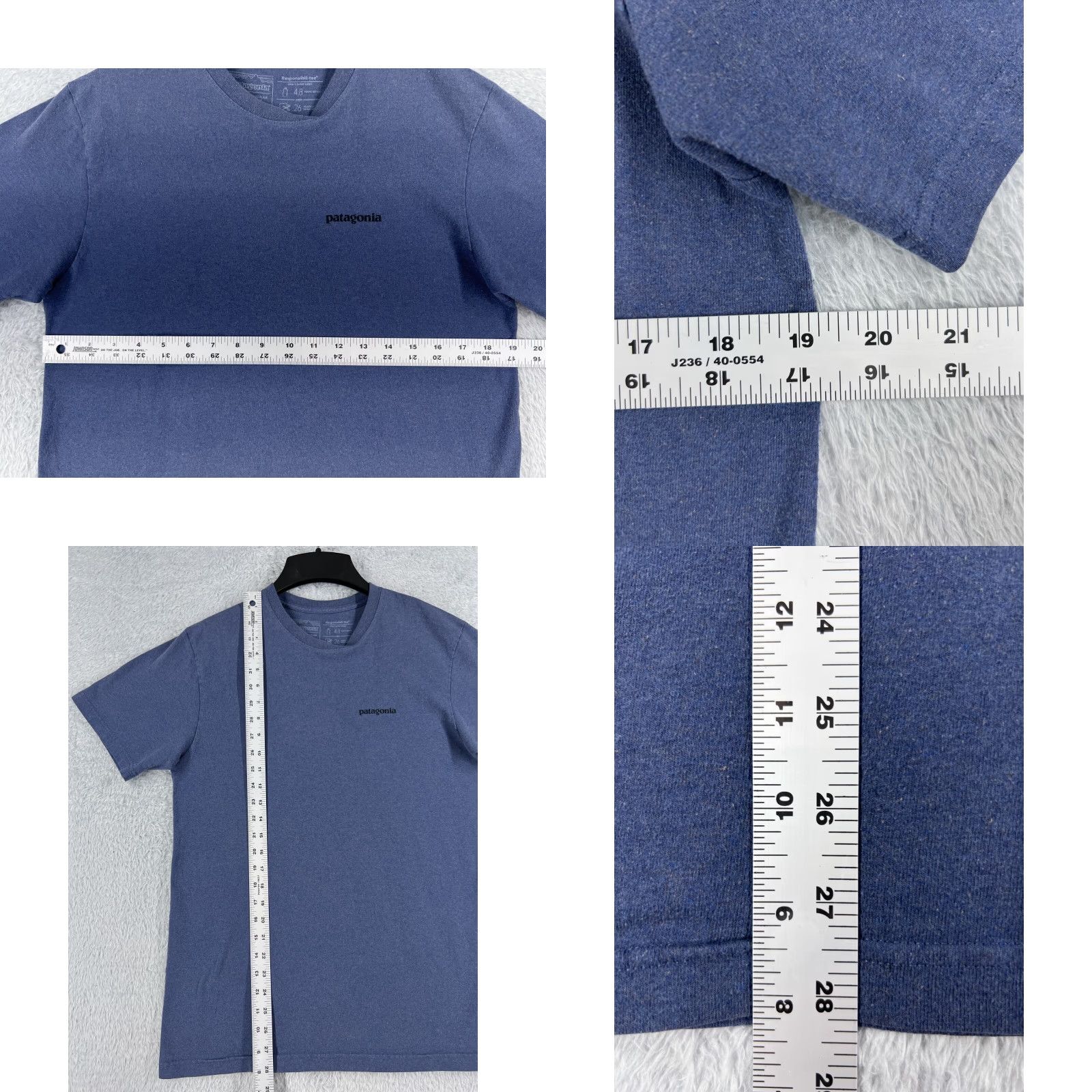 Patagonia Patagonia Shirt Men Medium Blue Short Sleeve Crew Neck Cotton Blend 39174 Size US M / EU 48-50 / 2 - 8 Thumbnail