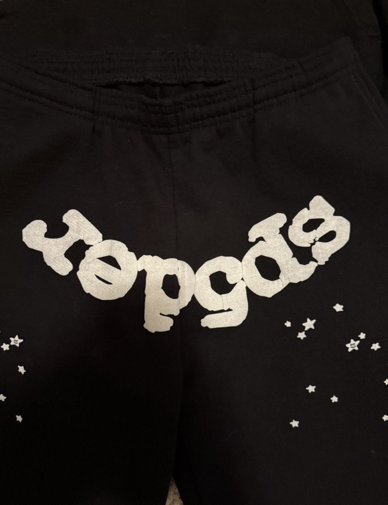 Sp5der Sp5der OG Web Black Sweatpants Size Large Size US 34 / EU 50 - 2 Thumbnail