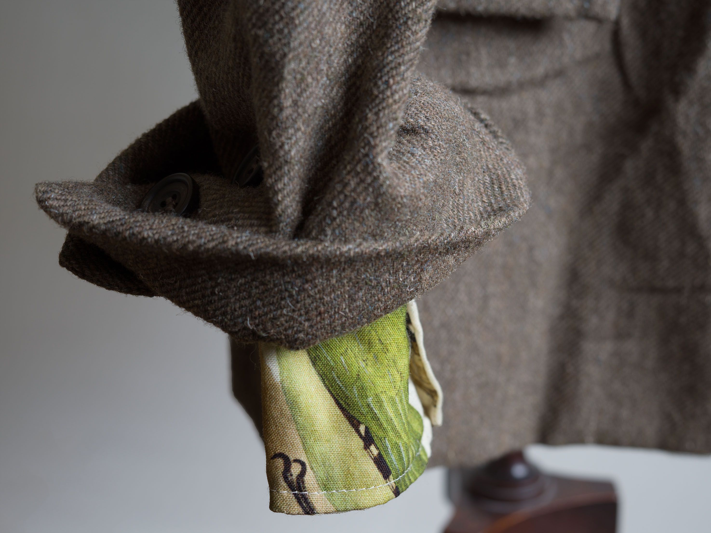 Paul Harnden Shoemakers AW2021 MEN'S SHIRT WOOL BIRDS PRINT Size US L / EU 52-54 / 3 - 11 Thumbnail