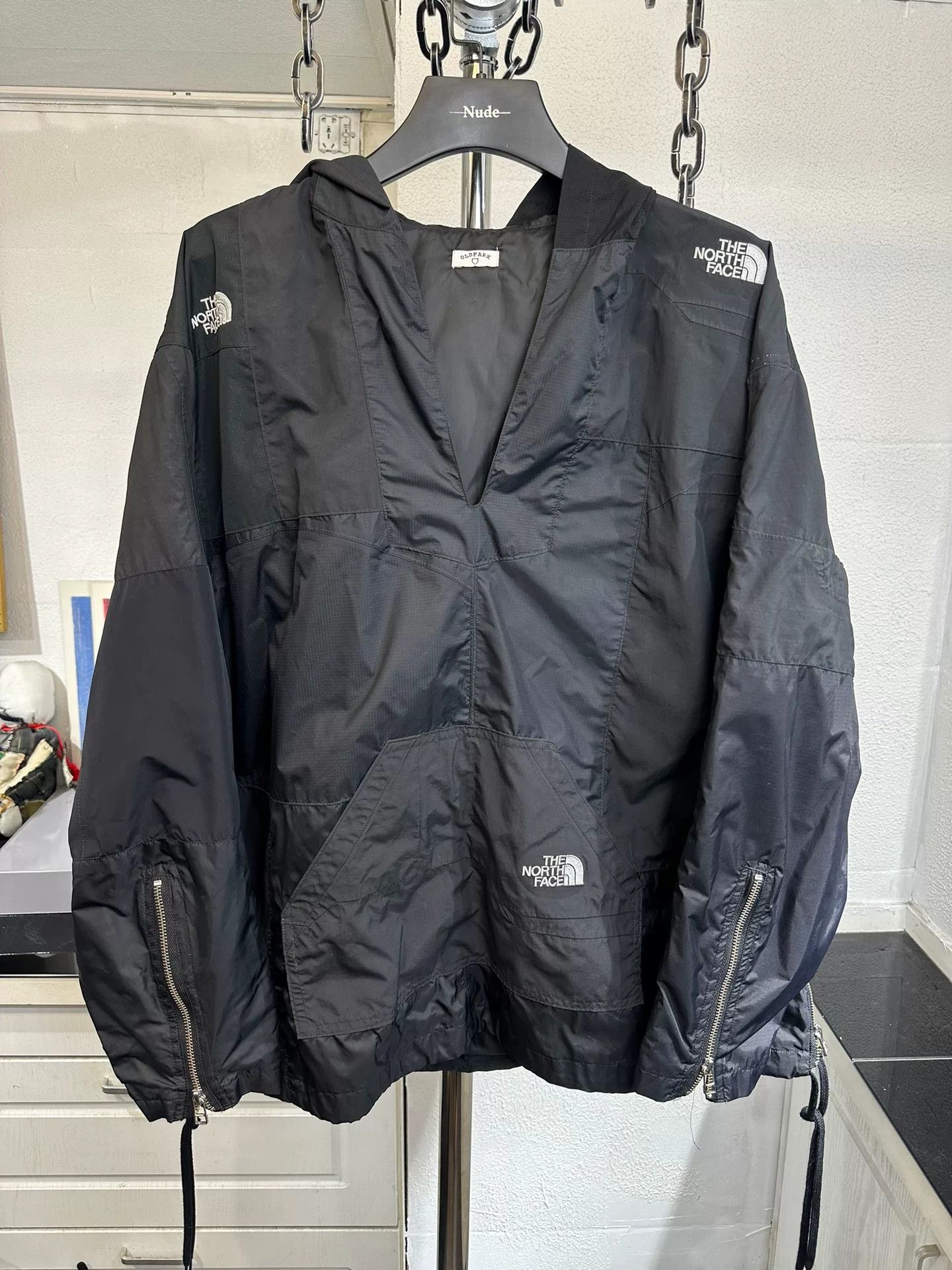 Deconstructed The North Face Pullover Jacket