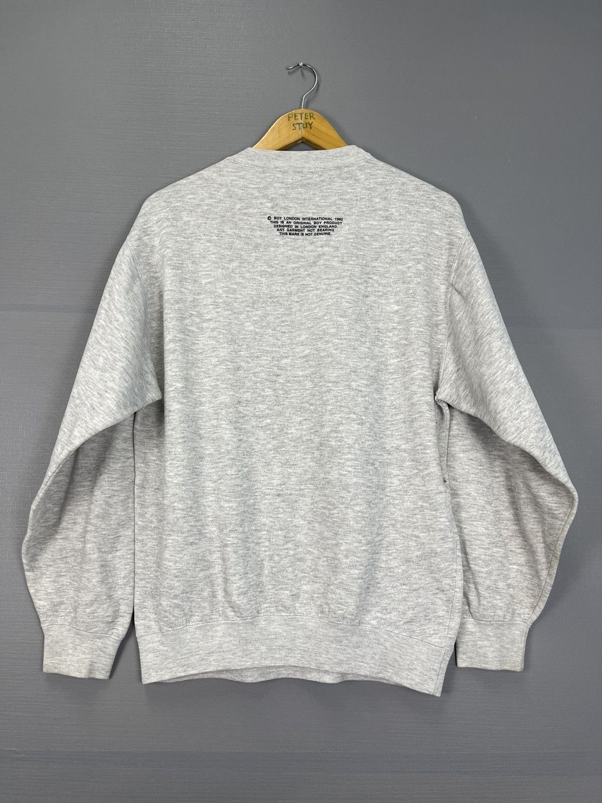 Vintage Vintage 90s Boy London Sweatshirt Size US L / EU 52-54 / 3 - 8 Thumbnail