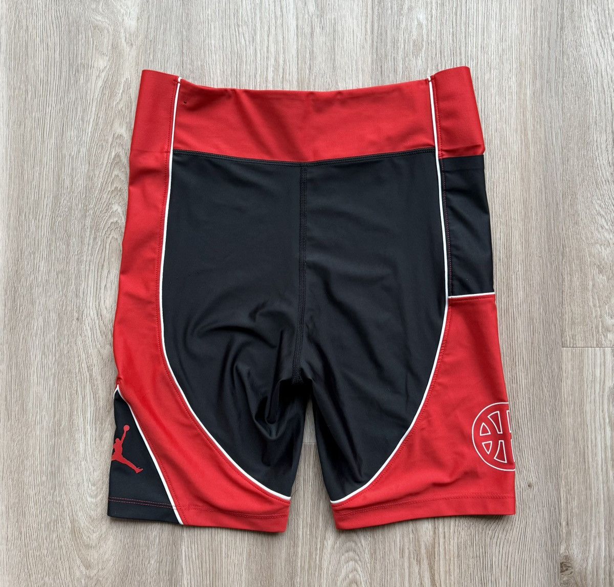 Jordan Brand Nike Air Jordan Black Red Compression Shorts Tight Fit Size US 34 / EU 50 - 6 Thumbnail