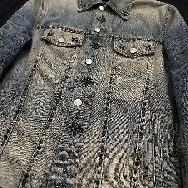 Amiri Amiri Size M Vintage Studded Trucker Size US M / EU 48-50 / 2 - 5 Thumbnail
