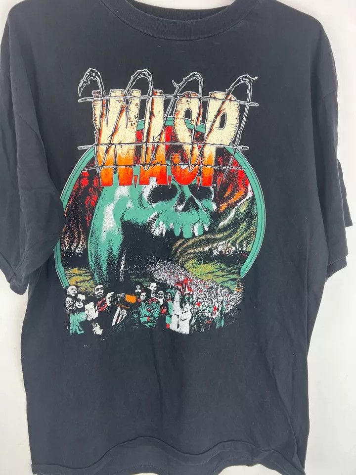 Vintage Vintage WASP "89 Headless shirt 1989 European tour concert Size US M / EU 48-50 / 2 - 2 Thumbnail