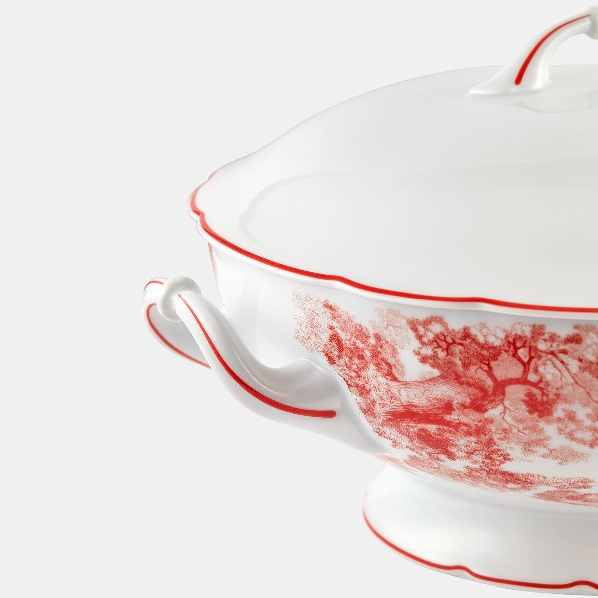 Dior o1bcso1str0225 Size:OS/ Tureen in Red Toile Size ONE SIZE - 4 Thumbnail