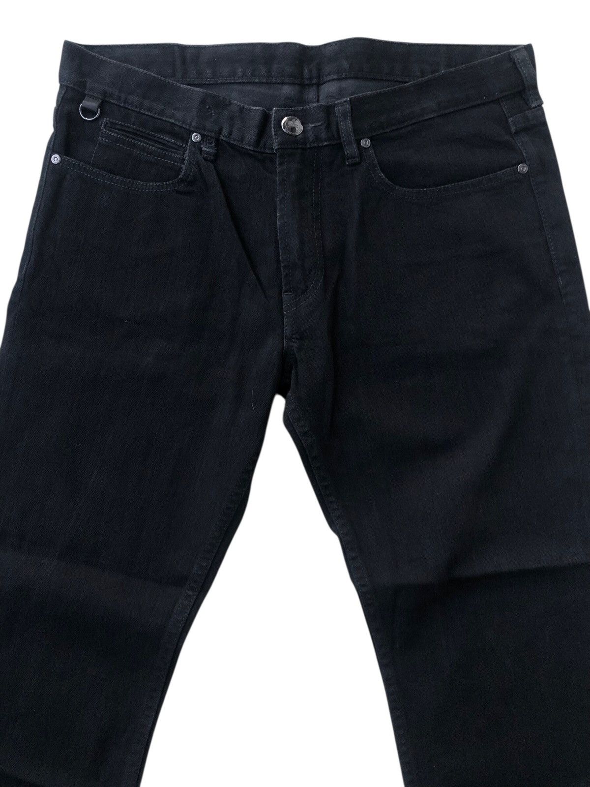 Burberry 🔥Authentic BURBERRY LONDON Super Black Straight Leg Jeans Size US 36 / EU 52 - 3 Thumbnail