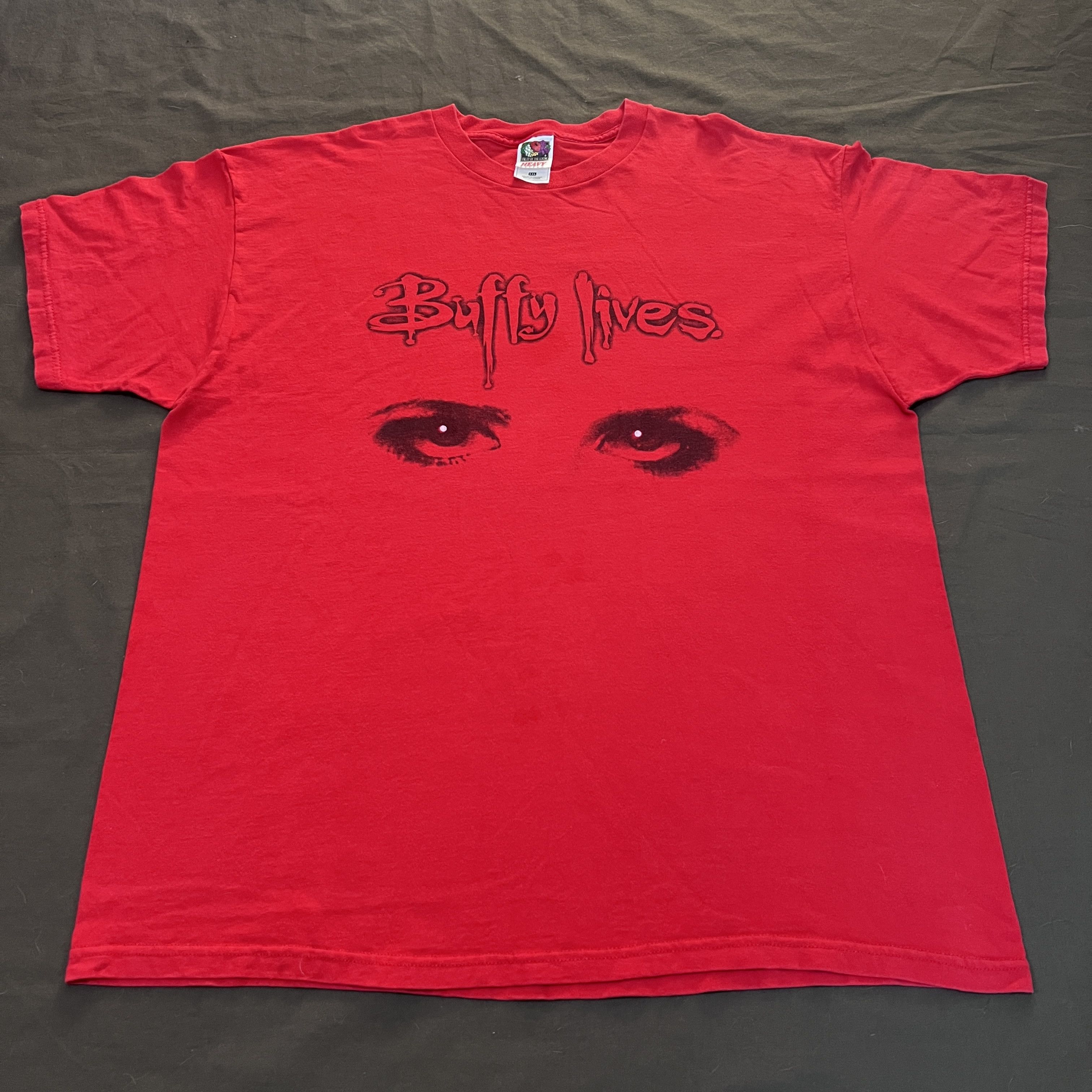 Expert Horror Vintage Y2K Buffy Vampire Slayer Buffy Lives Movie Tee 2XL Size US XXL / EU 58 / 5 - 2 Thumbnail
