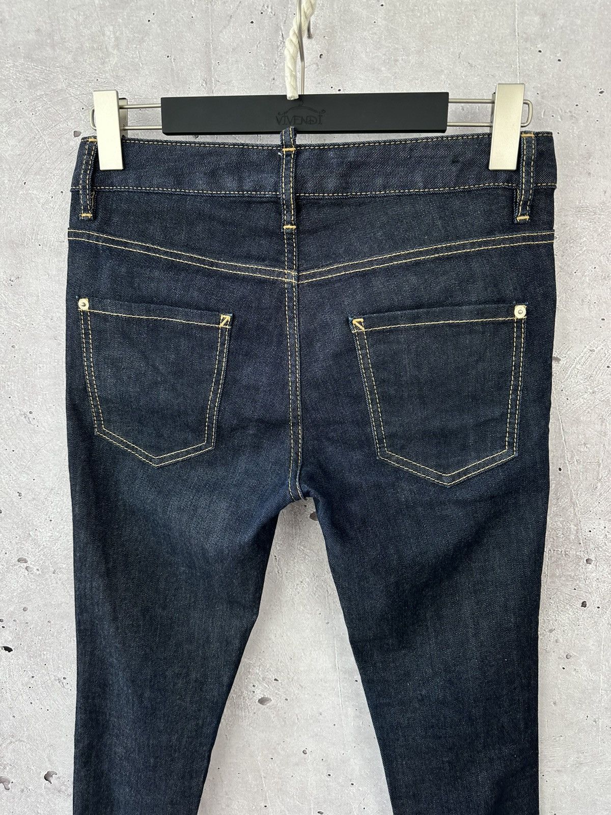 Dsquared2 Dsquared2 Cool Girl Cropped Navy Cotton Jeans Size 26" / US 2 / IT 38 - 4 Thumbnail