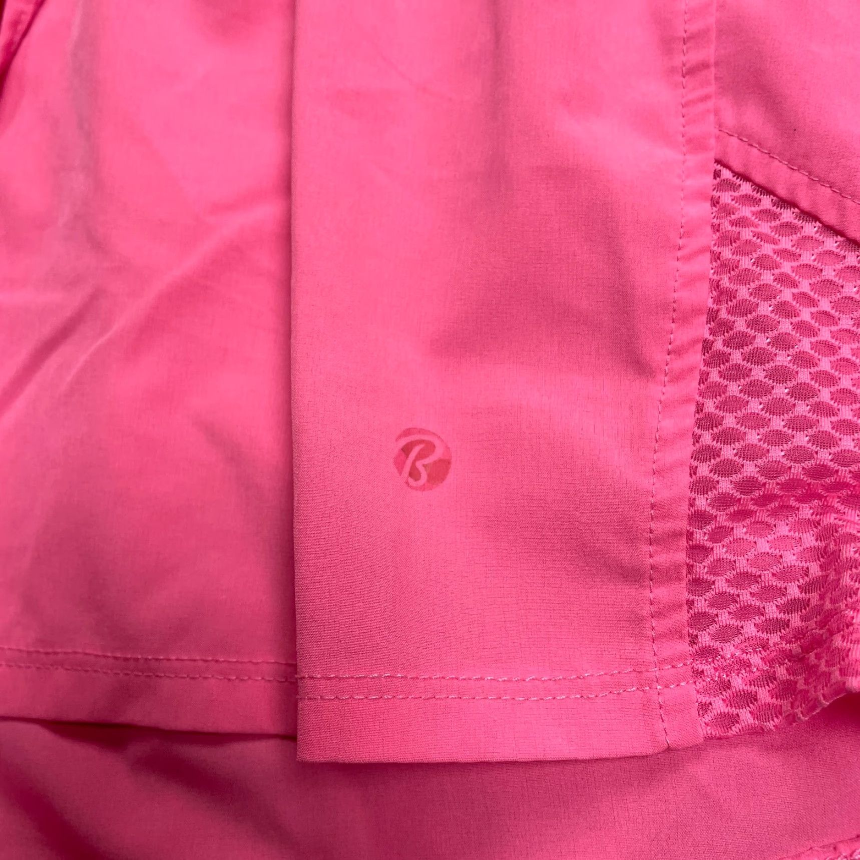 Pinko VINTAGE Unbranded Active Shorts Womens L Pink Drawstring Athletic Running Gym 32x3 Regular Breathing Pockets Solid Summer Women Size 36" / US 14 / IT 50 - 5 Thumbnail
