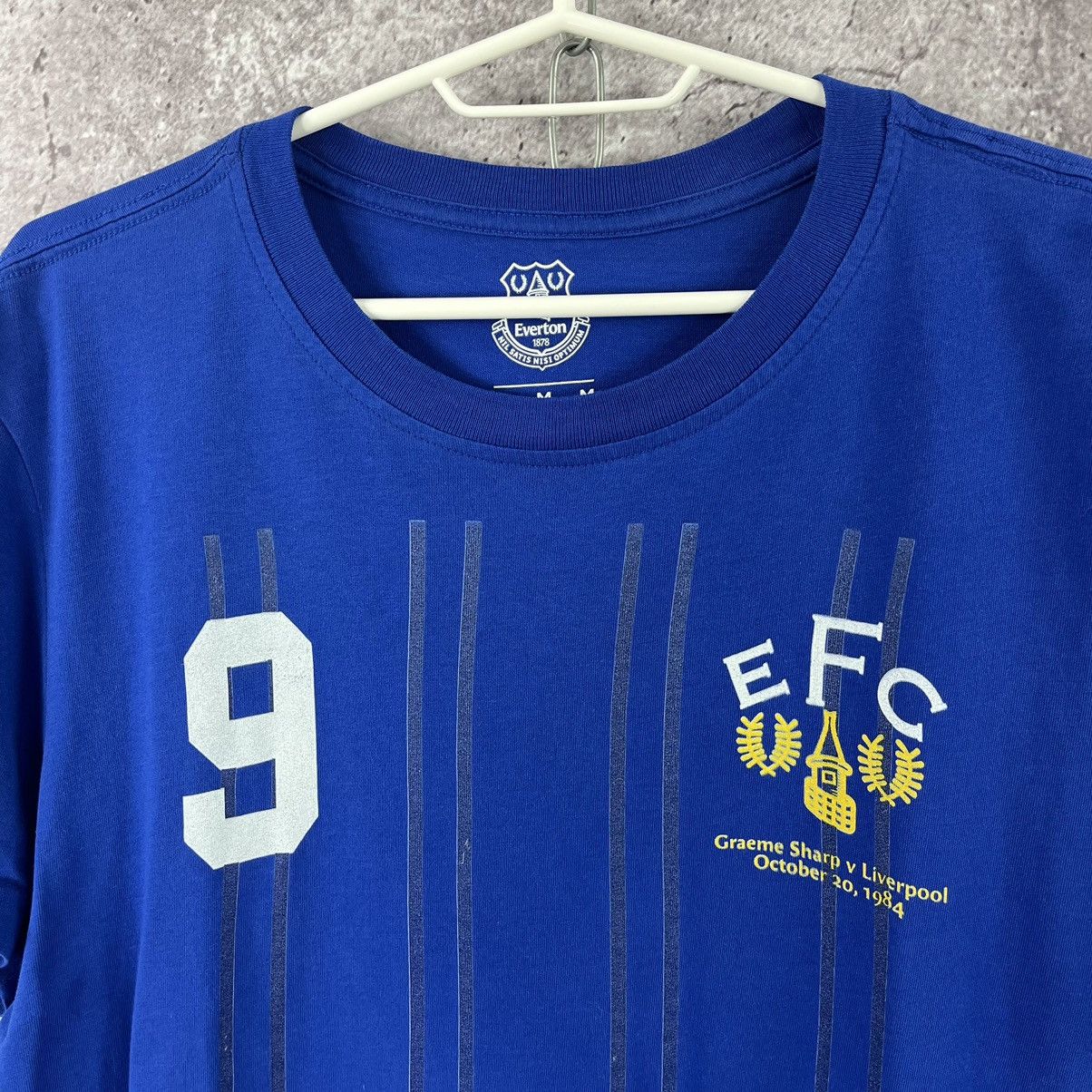 Vintage Everton T-Shirt Graeme Sharp v Liverpool October 20, 1984 Size US M / EU 48-50 / 2 - 2 Thumbnail