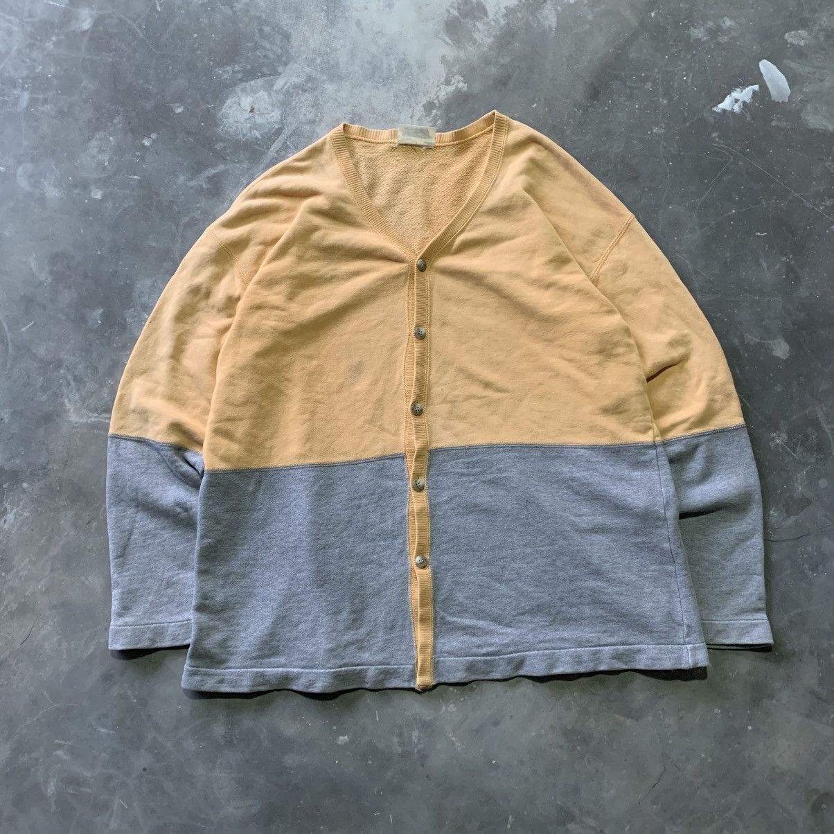 Hai Sporting Gear Vintage Hai Sporting Gear By Issey Miyake Two Tone Cardigan Size M / US 6-8 / IT 42-44 - 1 Thumbnail