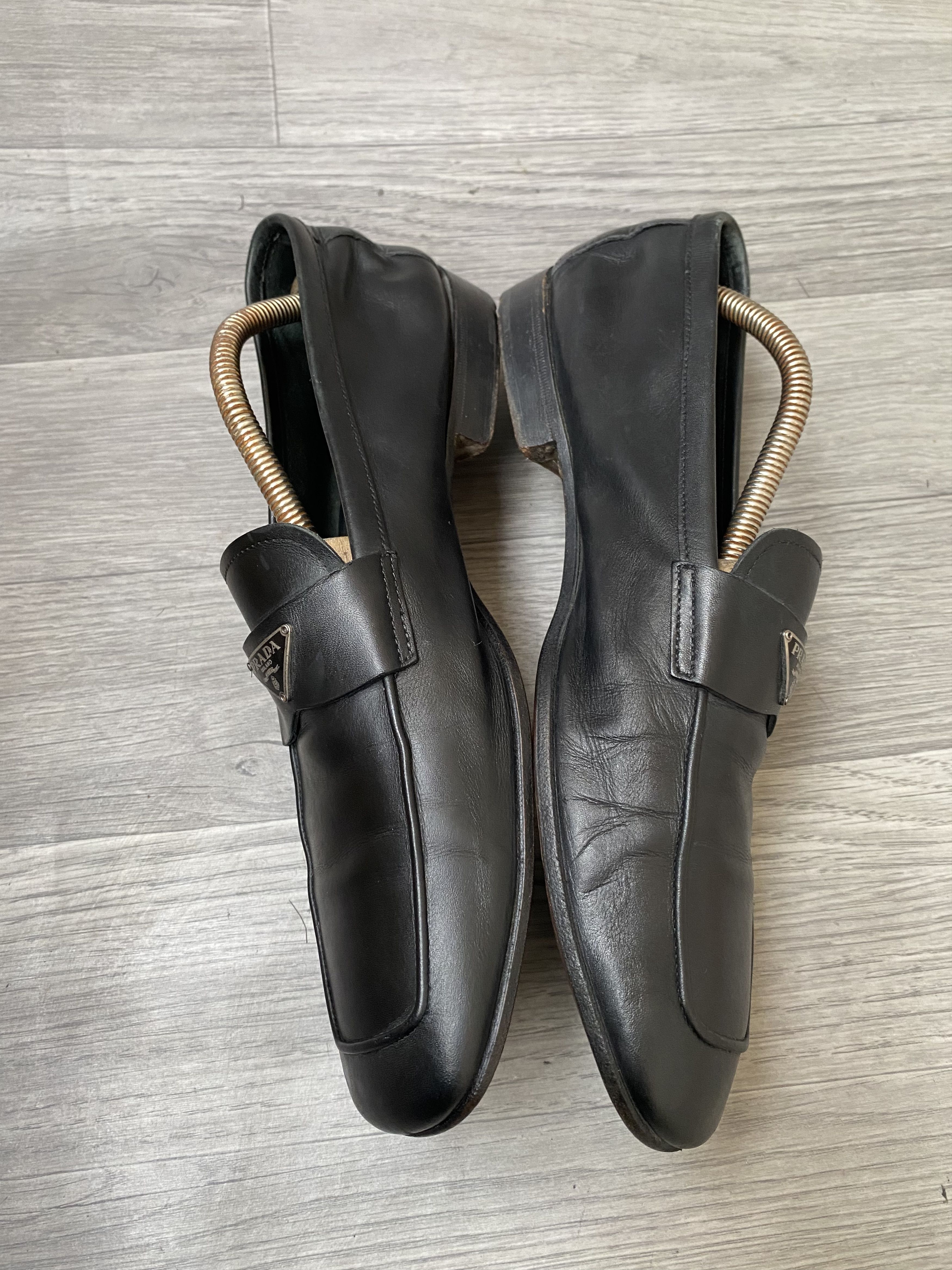 Prada Prada logo casual slip on penny loafers Size US 8 / EU 41 - 8 Thumbnail