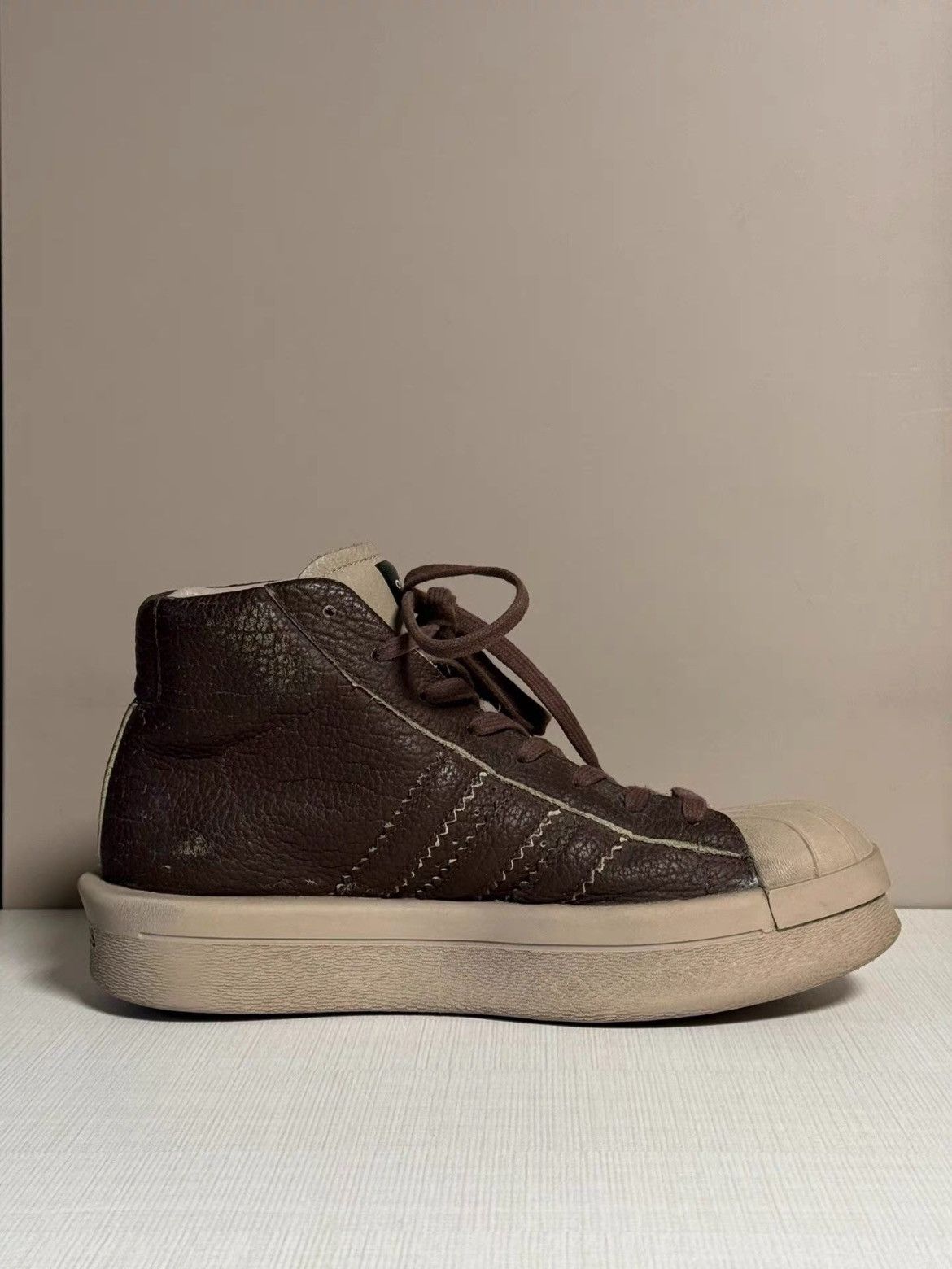 Adidas × Rick Owens Sz 7.5 Rick Owens x Adidas Shell Front Sneaker Mojos918918 Size US 7.5 / EU 40-41 - 3 Thumbnail
