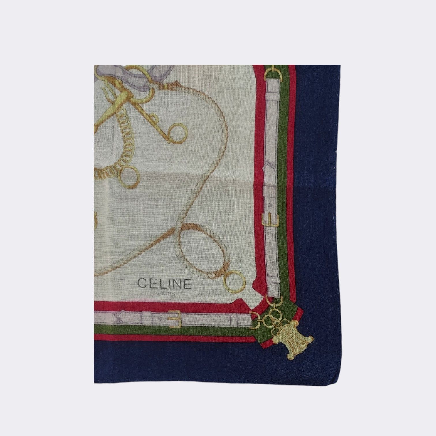 Celine Vintage Celine Handkerchief Neckerchief Bandana H183H Size ONE SIZE - 3 Thumbnail