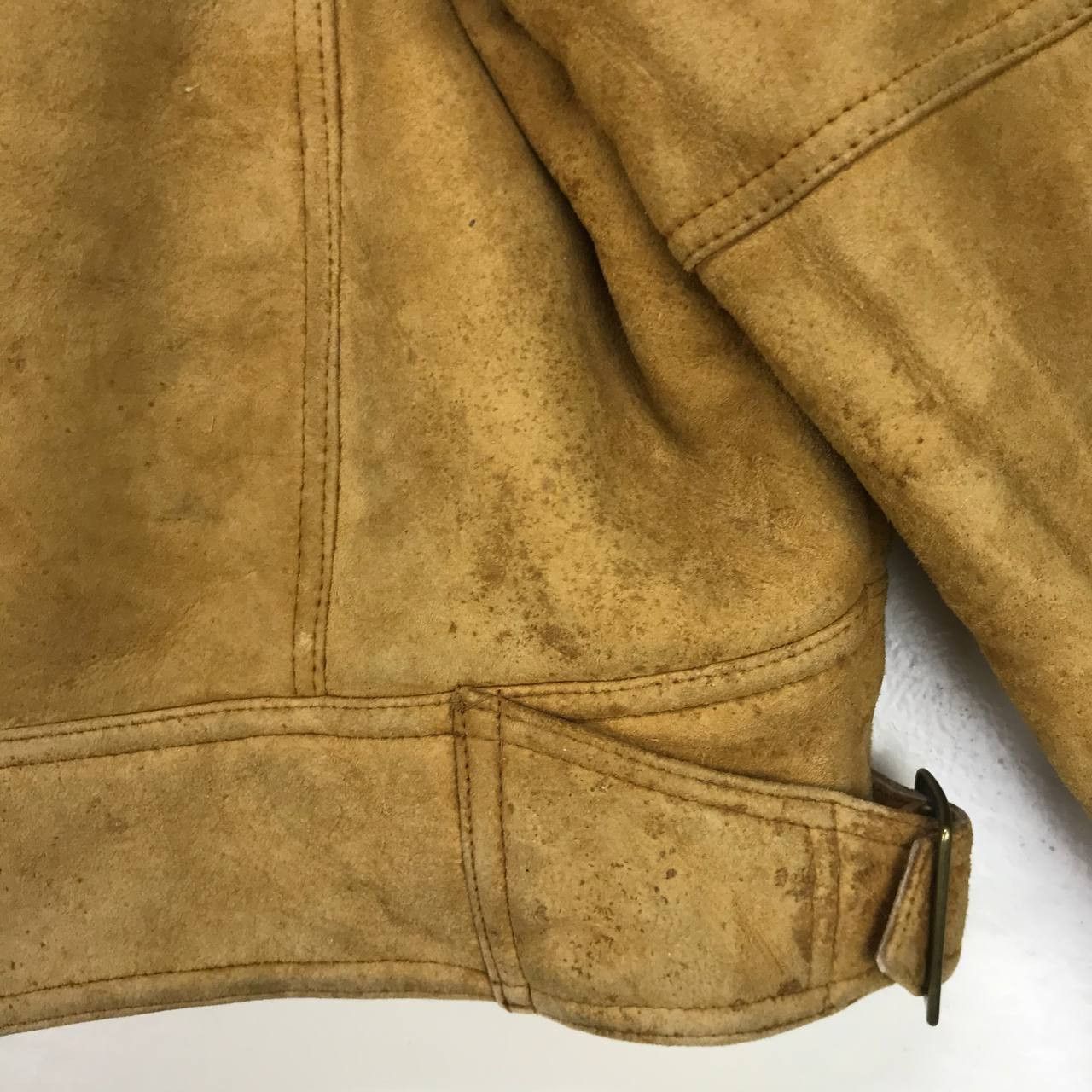 Genuine Leather Vintage Wind Armor Military Style Sheepskin Sherling Coat Size US M / EU 48-50 / 2 - 13 Thumbnail