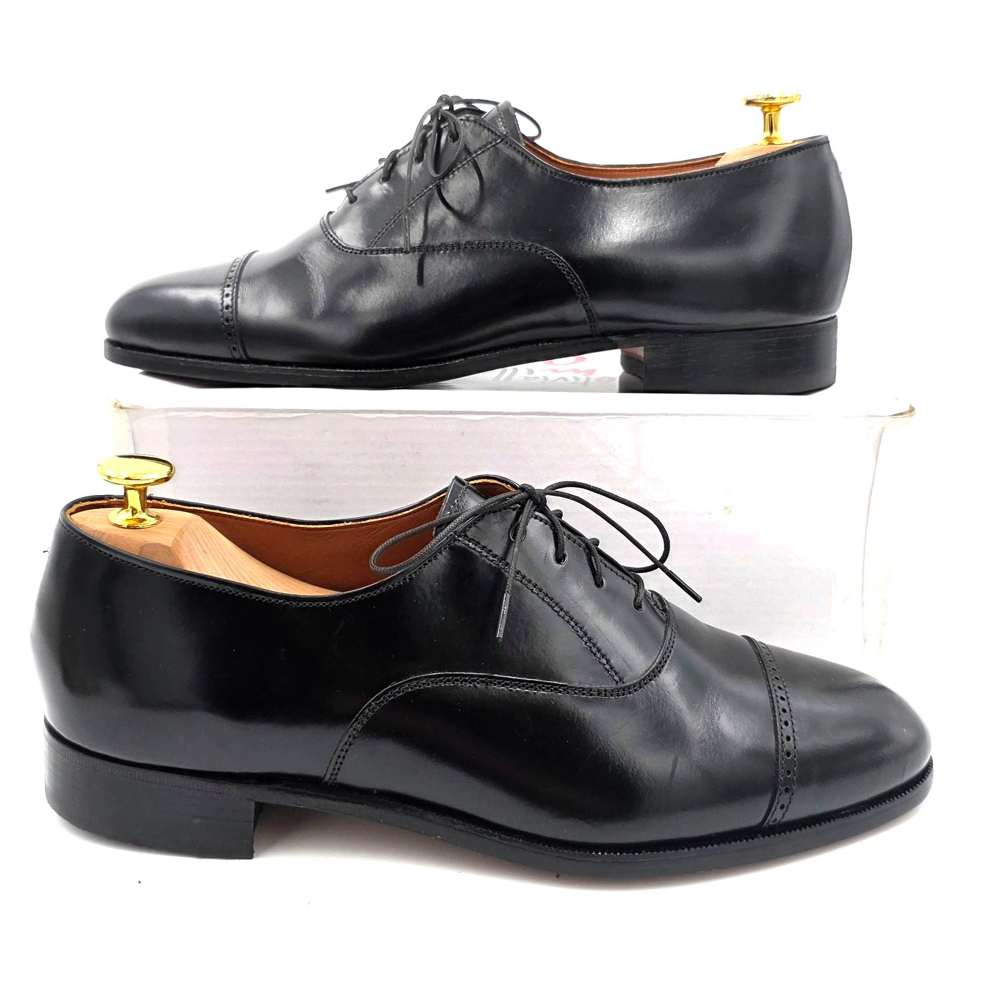 Bostonian NEW Old Stock Bostonian USA Classic Black Leather Dress Shoe Size US 9 / EU 42 - 5 Thumbnail