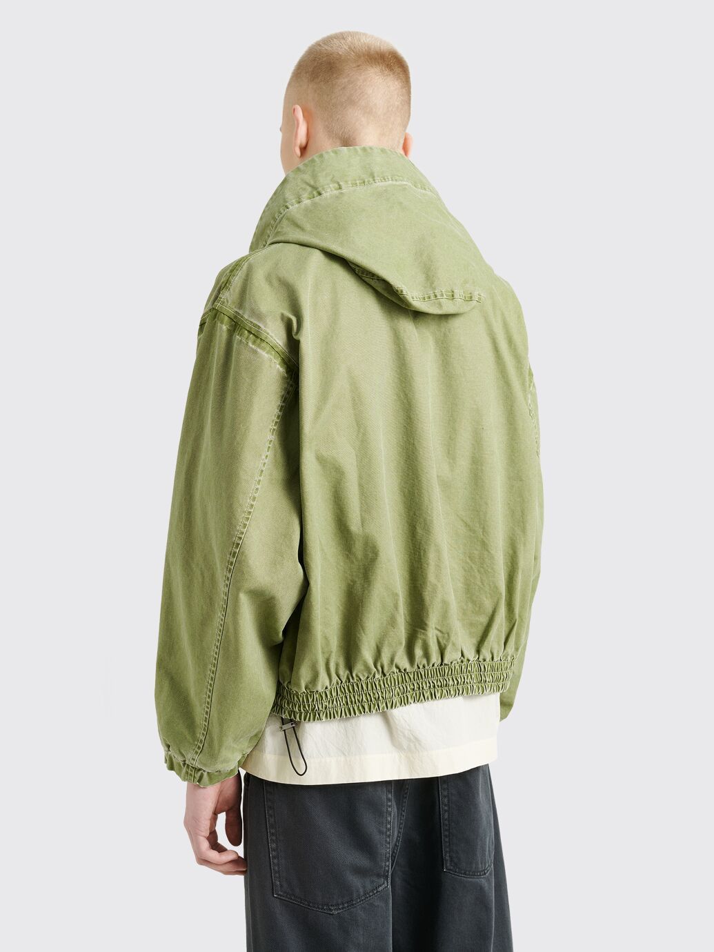 Arnar Mar Jonsson 💚 SS23 Ranra/Arnar Mar Jonsson Purs Hooded Jacket Oil Green Size US L / EU 52-54 / 3 - 3 Thumbnail