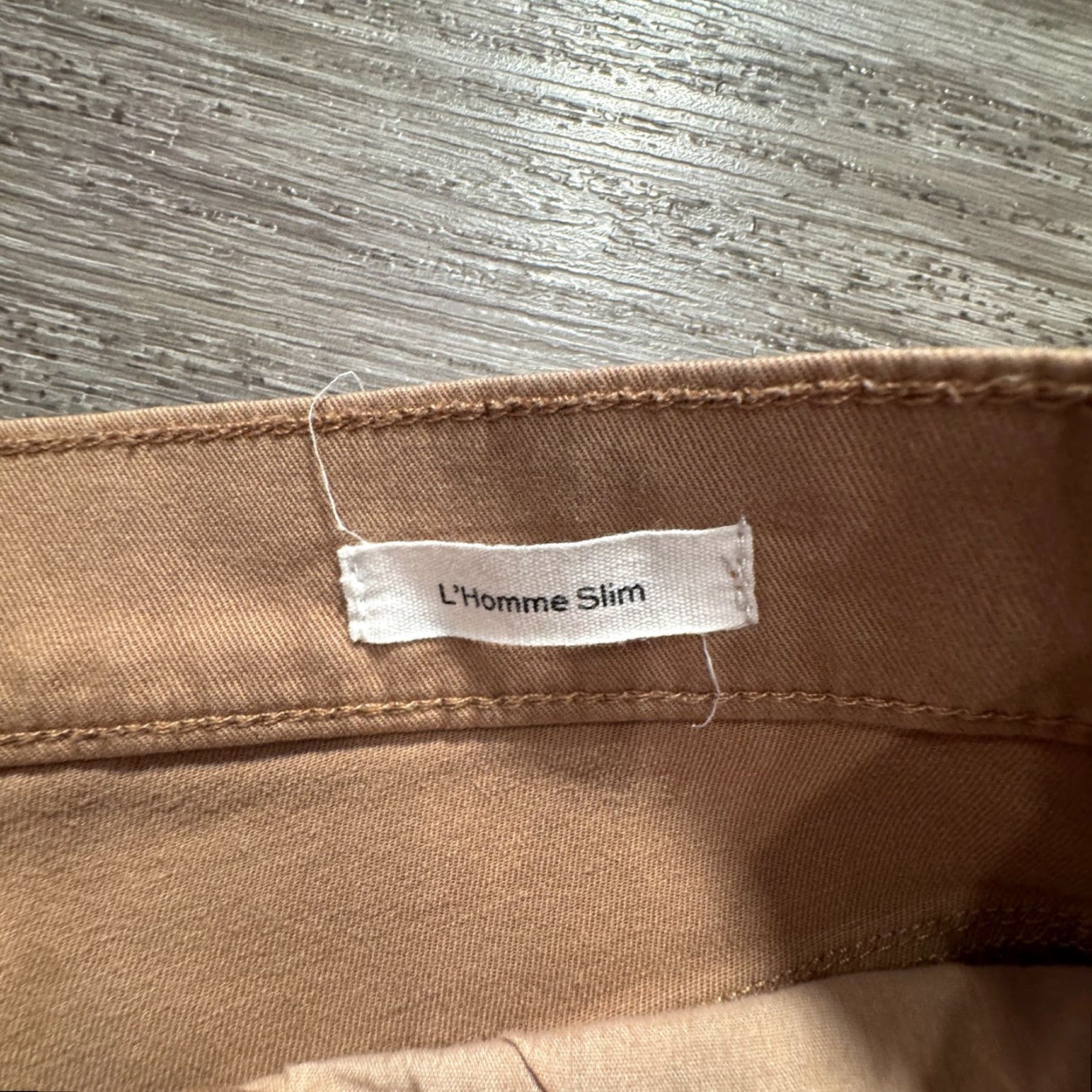 Frame FRAME Jeans Slim Straight 29 Beige Denim Cotton L'Homme 29x29 Adult Mens Jeans Size US 29 - 3 Thumbnail