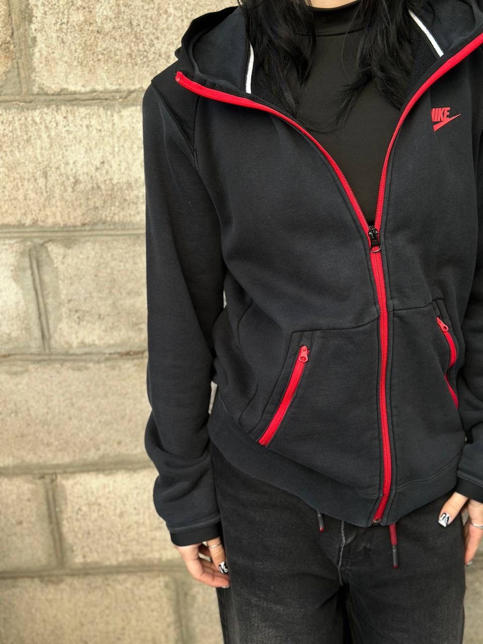 Nike VTG Nike Zip Hoodie Tech Fleece Size M Y2K 00s USA Hype Size US M / EU 48-50 / 2 - 9 Thumbnail