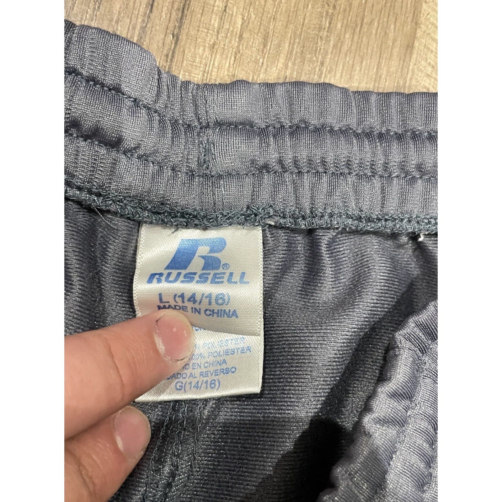 Vintage Russel Athletic Sweatpants Women’s L Grey/Green Activewear Pants Womens Size 36" / US 14 / IT 50 - 3 Thumbnail