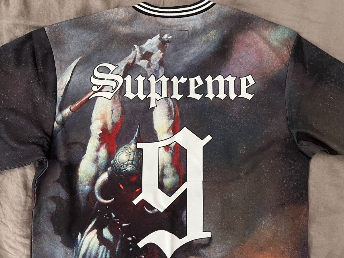 Supreme Size Small Supreme/Frank Frazetta Soccer Jersey Size US S / EU 44-46 / 1 - 2 Thumbnail
