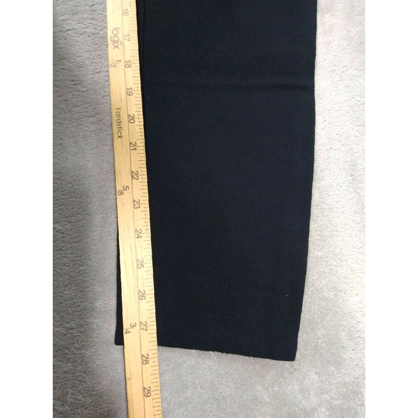 Eileen Fisher Eileen Fisher Pants Womens Large Petite Black Viscose Jersey Slouchy Tapered Size L / US 10 / IT 46 - 5 Thumbnail