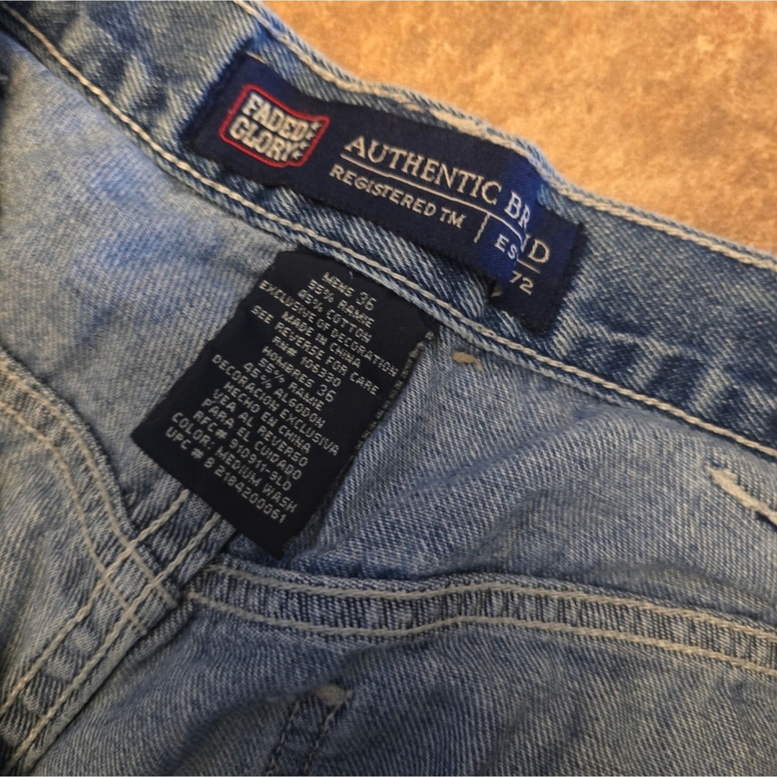 Faded Glory Denim | FADED GLORY | Jean Cargo Short Size US 36 / EU 52 - 3 Thumbnail