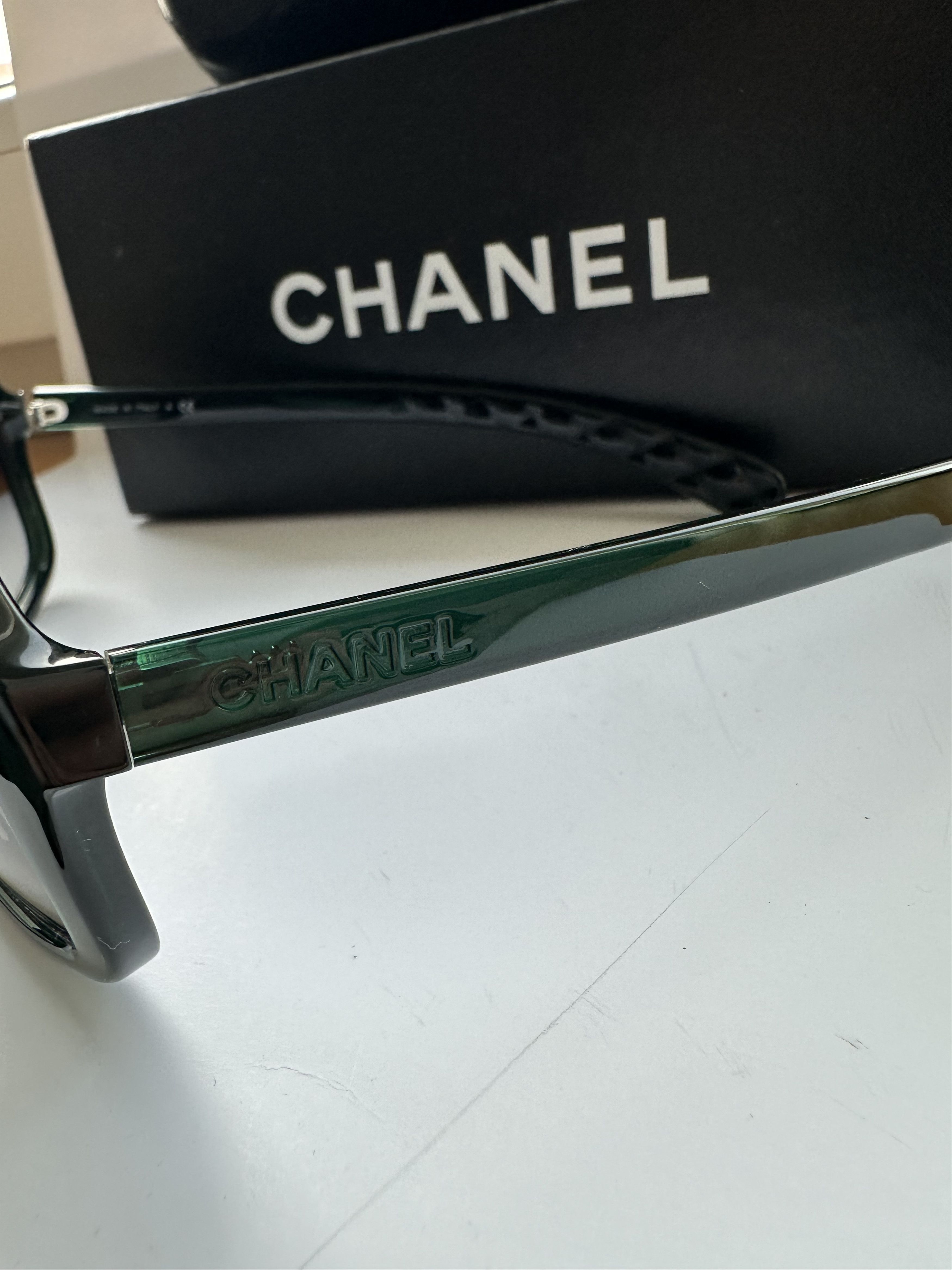 Chanel Chanel 6043 Black + Silver Quilted Sunglasses Size ONE SIZE - 3 Thumbnail