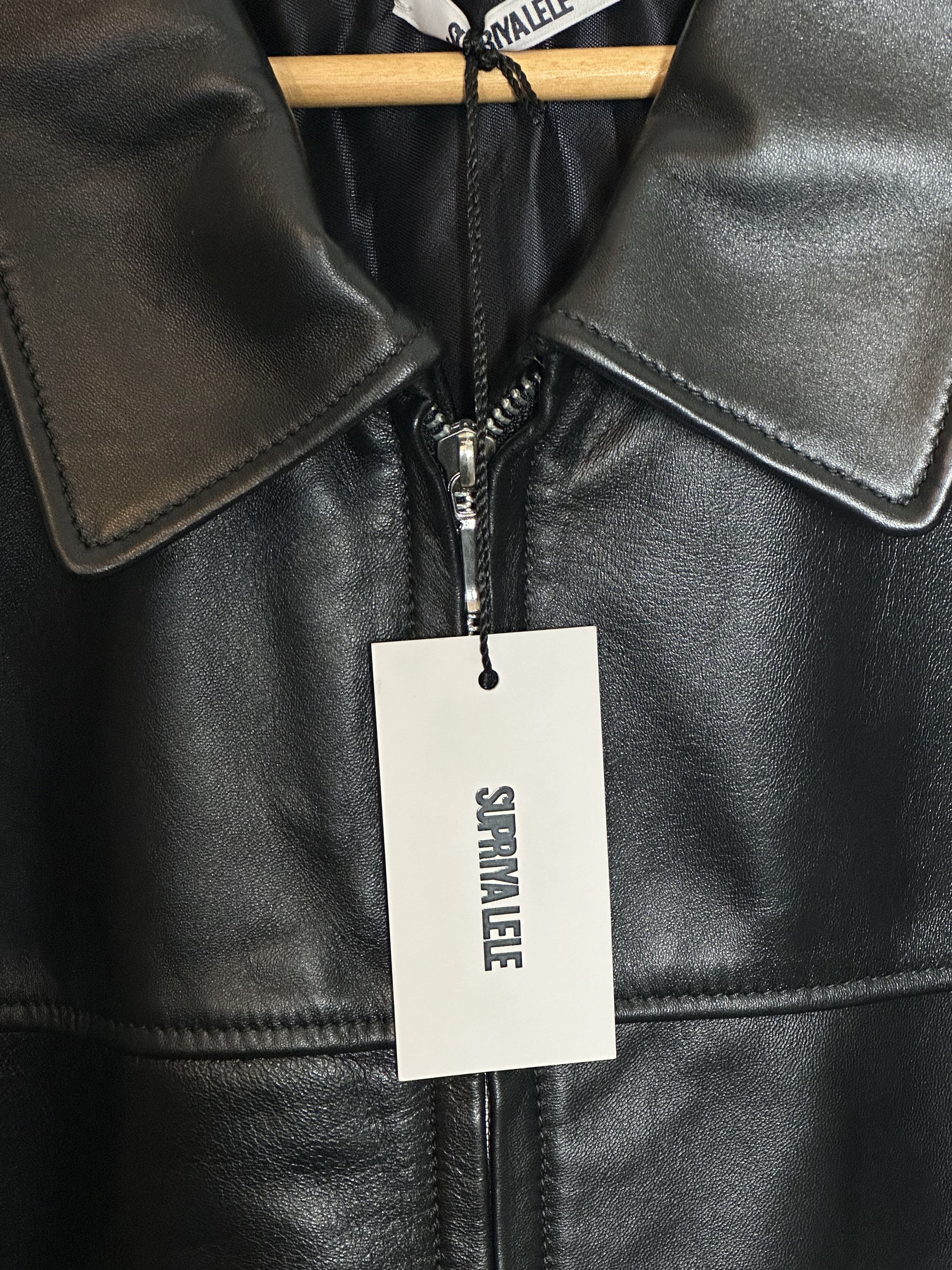 Other Black Leather Supriya Lele Jacket Size L / US 10 / IT 46 - 7 Thumbnail