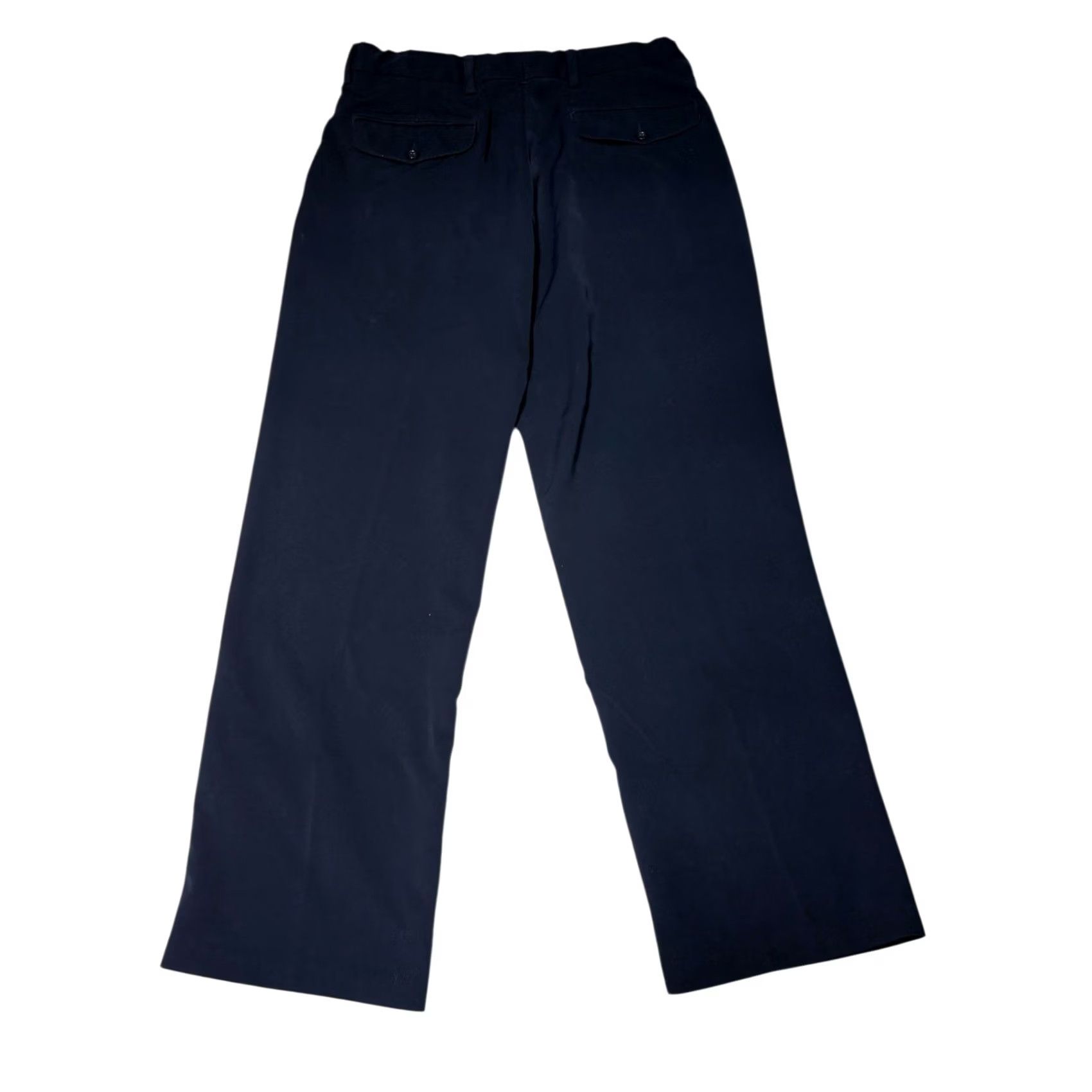 Vintage L.L.Bean Mens Navy Polyester Dress Pants - Waist 36" - 30" - Zip Size US 36 / EU 52 - 7 Thumbnail